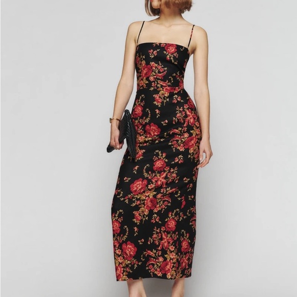 Floral Frankie Linen Dress - Picture 1 of 7